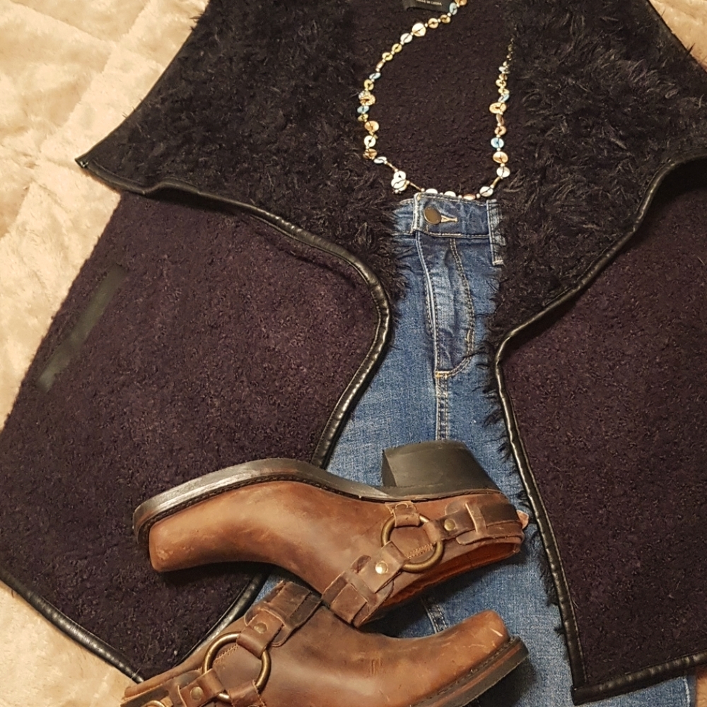 Love Tree Faux Fur Vest